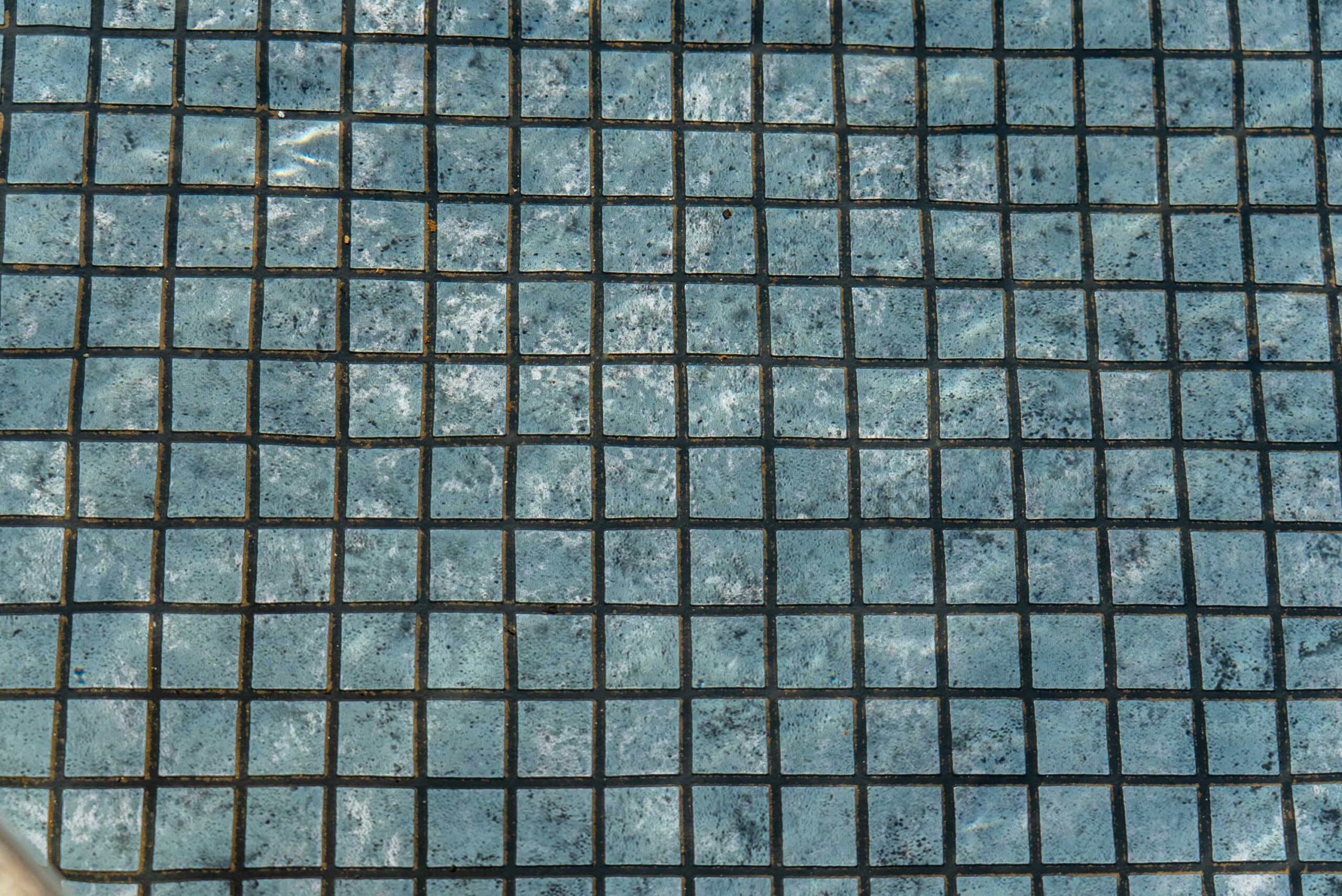 Пленка ПВХ для бассейна Haogenplast Matrix Silver Black Strip 3D мозаика