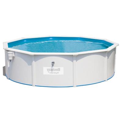 Сборный круглый бассейн Bestway Hydrium 56384 (460х120 см) с песочным фильтром, лестницей и тентом Сборный круглый бассейн Bestway Hydrium 56384 (460х120 см) с песочным фильтром, лестницей и тентом