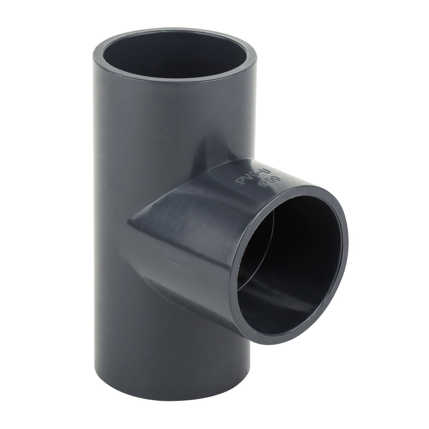 Тройник 90° ПВХ Aquaviva клеевой Тройник 90° ПВХ Aquaviva клеевой