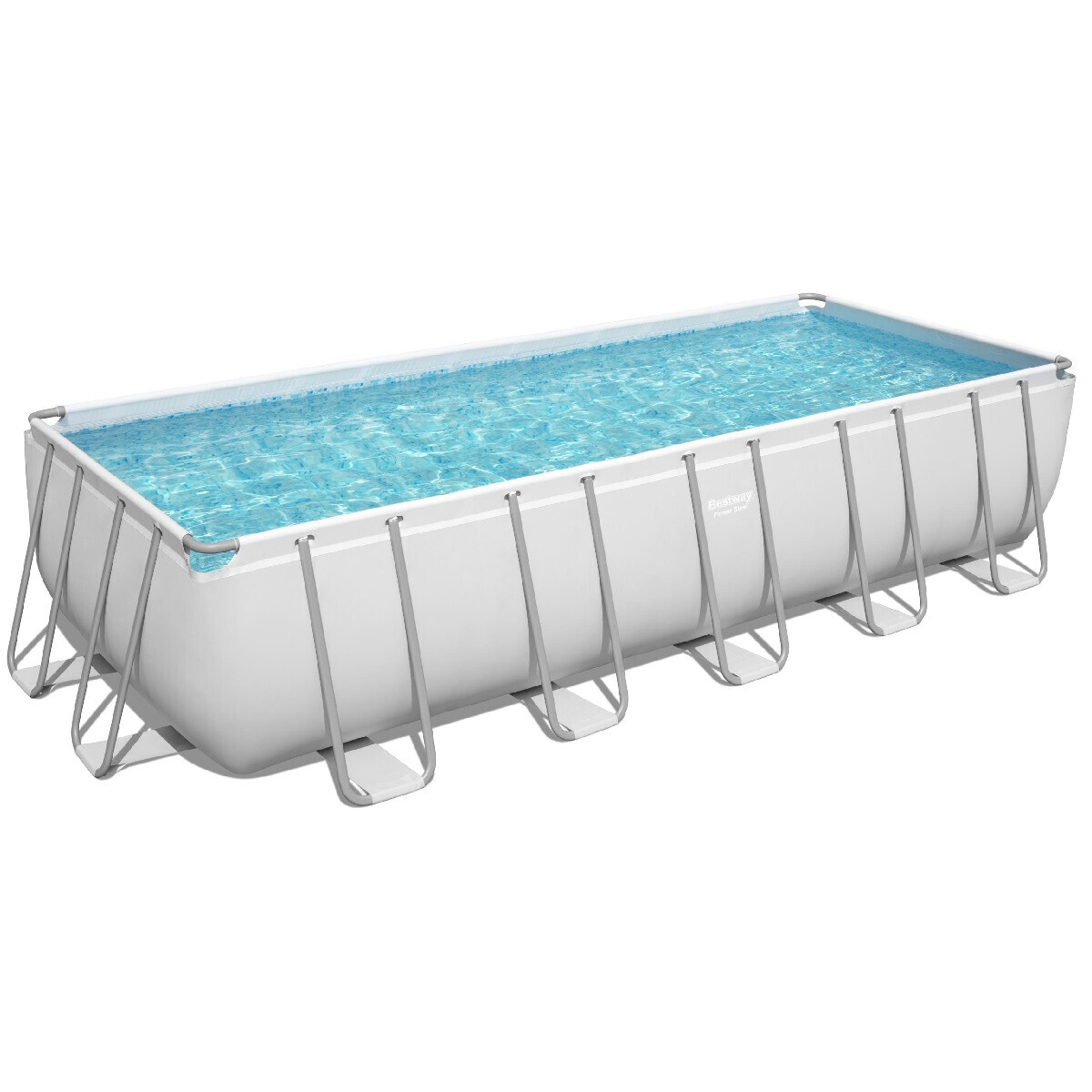 Каркасный бассейн Bestway (640х274х132 см) с песочным фильтром, лестницей и тентом