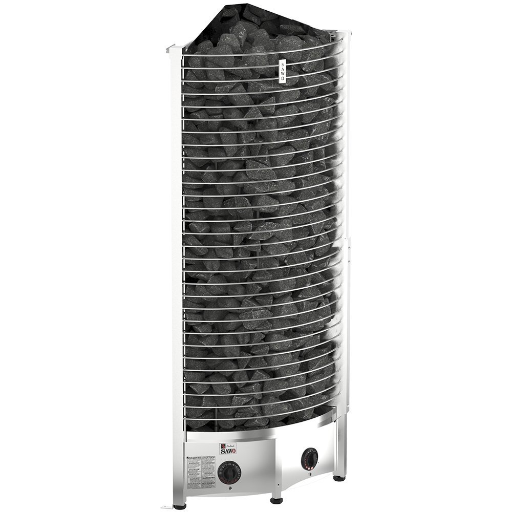 Электрическая печь SAWO TOWER TH6-90NB-CNR-P (9 КВТ, ВСТРОЕННЫЙ ПУЛЬТ, УГЛОВАЯ)