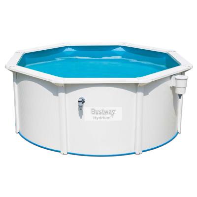 Сборный круглый бассейн Bestway Hydrium 56566 (300x120 см) с песочным фильтром, лестницей и тентом Сборный круглый бассейн Bestway Hydrium 56566 (300x120 см) с песочным фильтром, лестницей и тентом