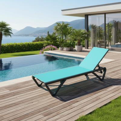 Шезлонг Stylish Patio LLDZ0585 бирюза