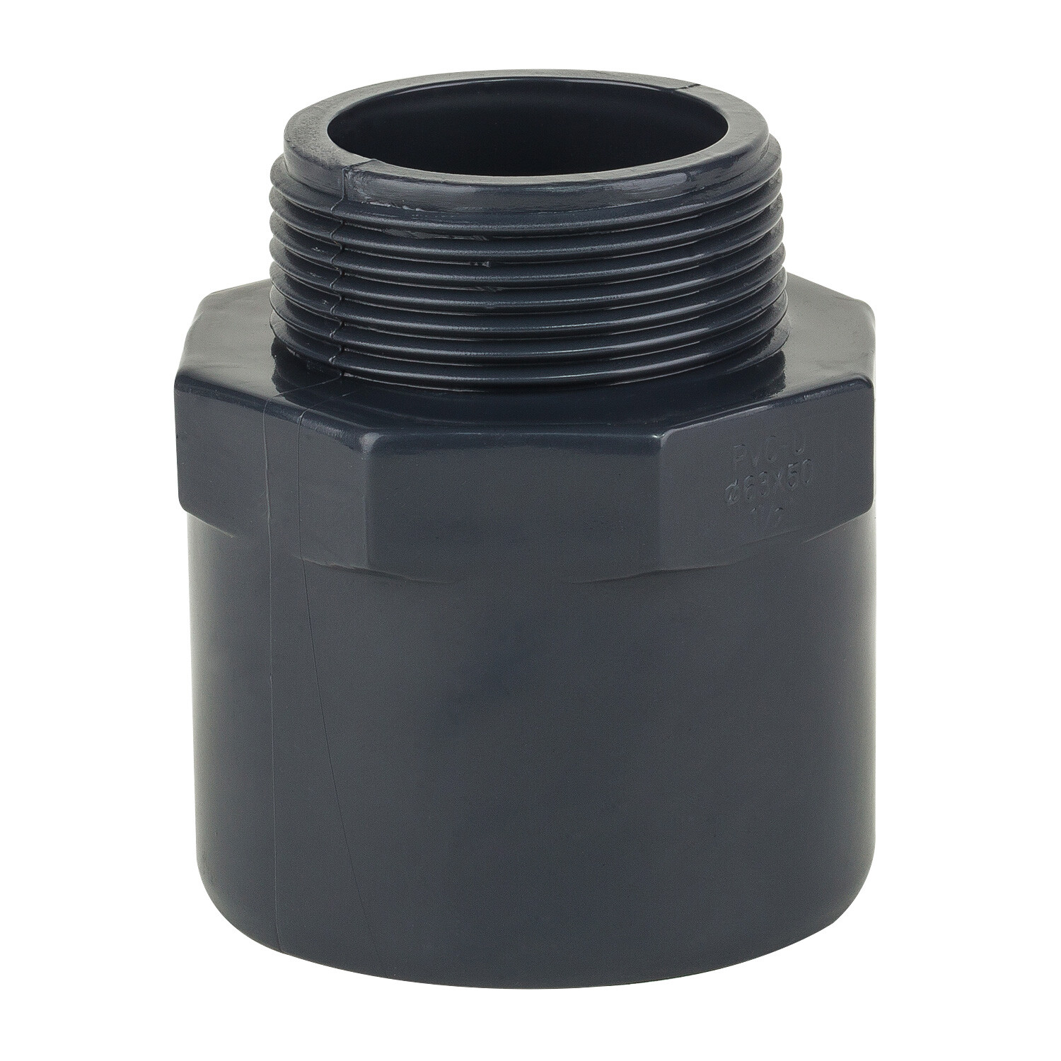 Адаптер переходной ПВХ клеевое соединение/наружная резьба Адаптер переходной ПВХ клеевое соединение/наружная резьба