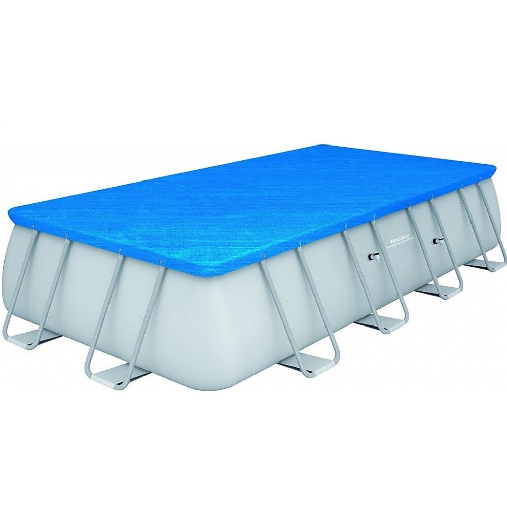 Каркасный прямоугольный бассейн Bestway 56466 (549х274х122 см) с песочным фильтром, лестницей и тентом