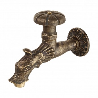 Кран для хамама 02 античный 1/2" Кран для хамама 02 античный 1/2"