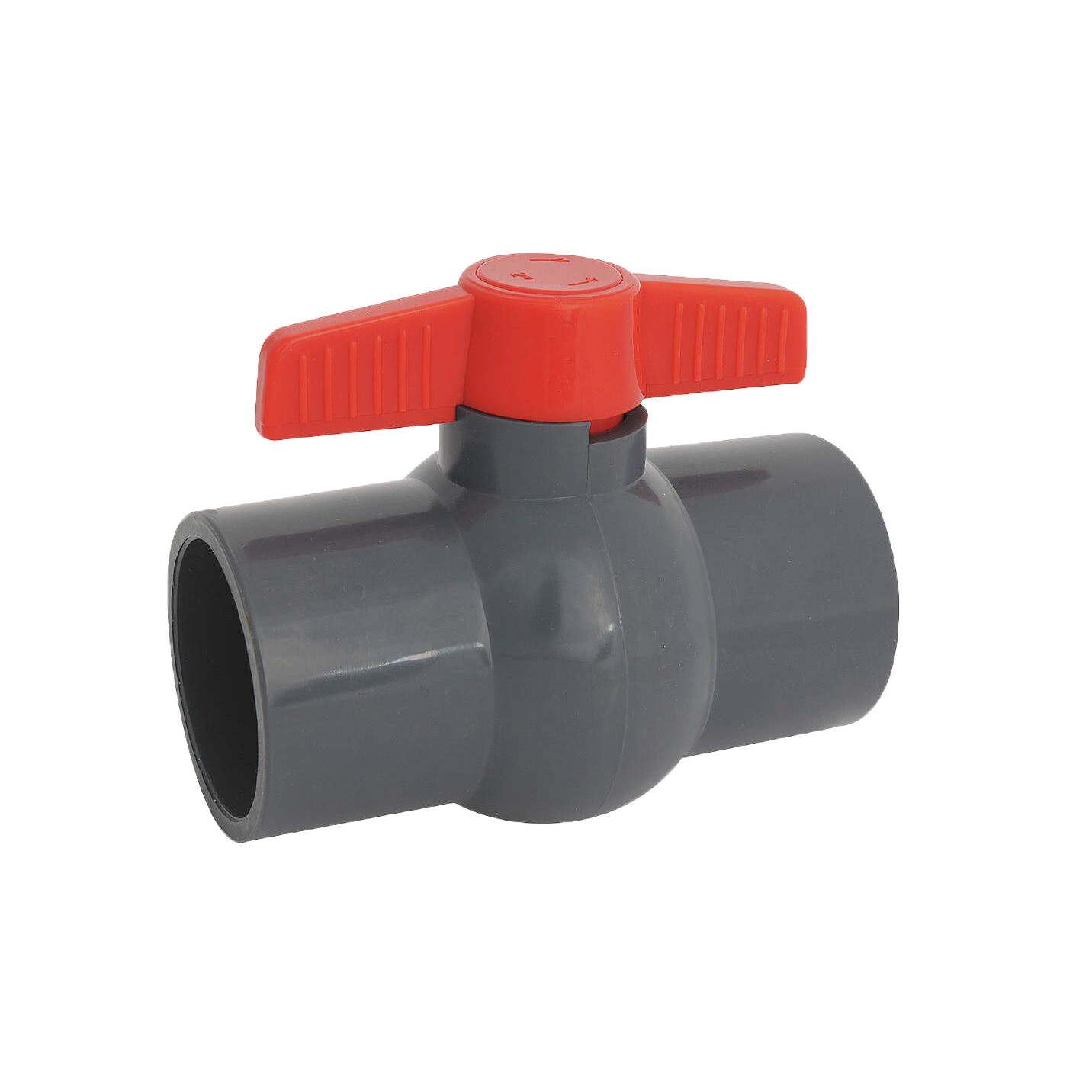 Шаровый кран ПВХ Aquaviva компактный (неразборный)