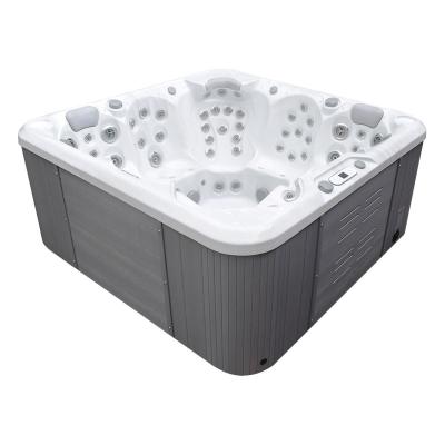 Гидромассажный бассейн IQUE Dreamline-II 2200-II-DD-BPM (WiFi+MICROSILK) (220х220х96), Brushedwalnut