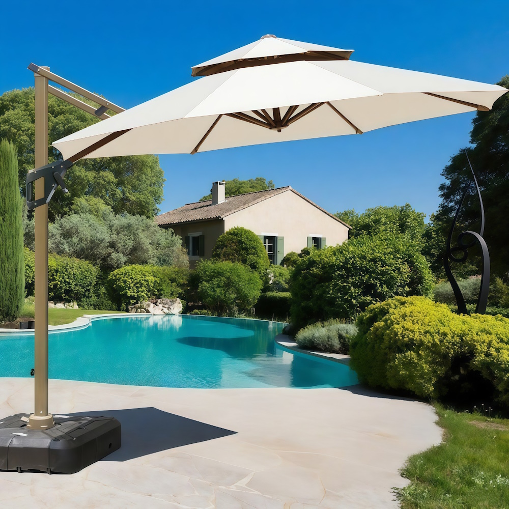 Зонт садовый д. 3 м бежевый