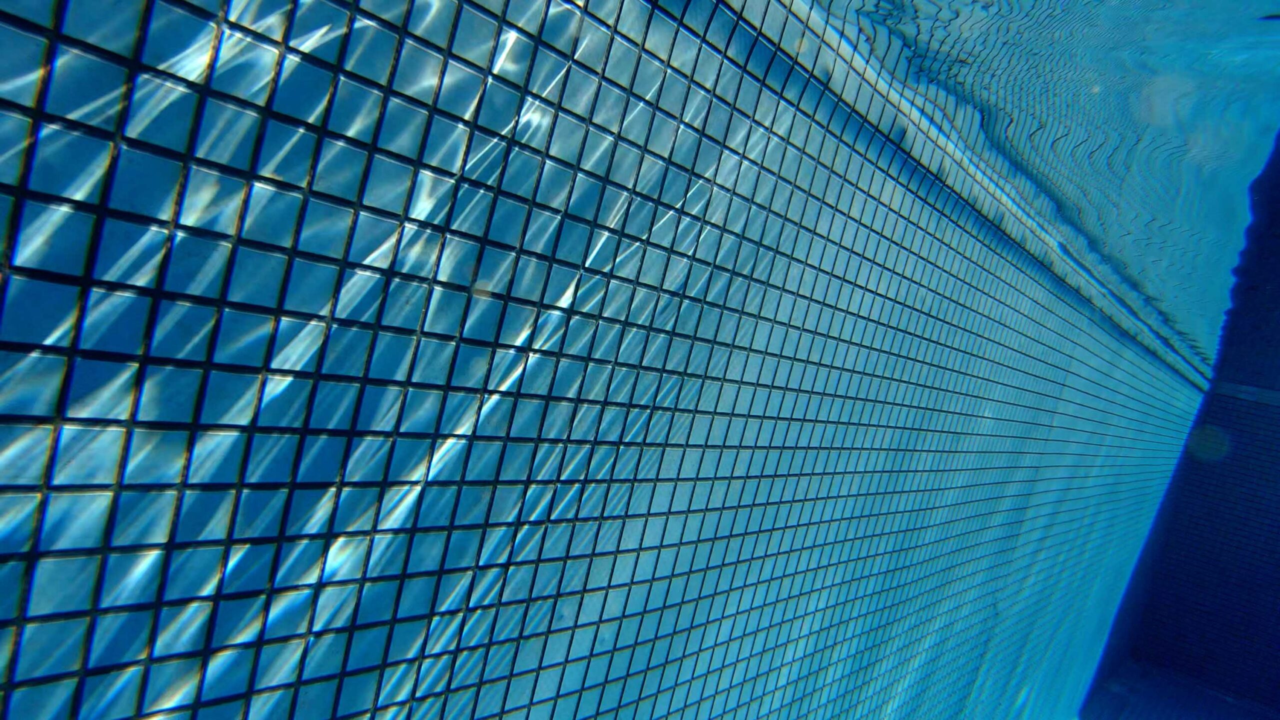 Пленка ПВХ для бассейна Haogenplast Matrix Blue Black Strip 3D мозаика