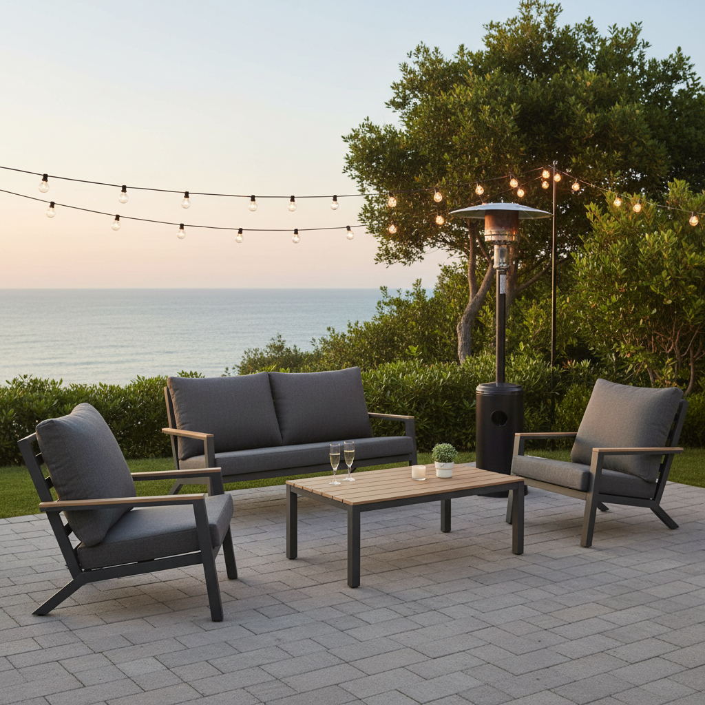 Комплект мебели Stylish Patio 4 предмета (3-х местный диван, 2 кресла, чайный столик)