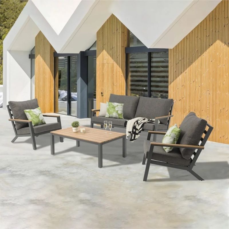 Комплект мебели Stylish Patio 4 предмета (3-х местный диван, 2 кресла, чайный столик)