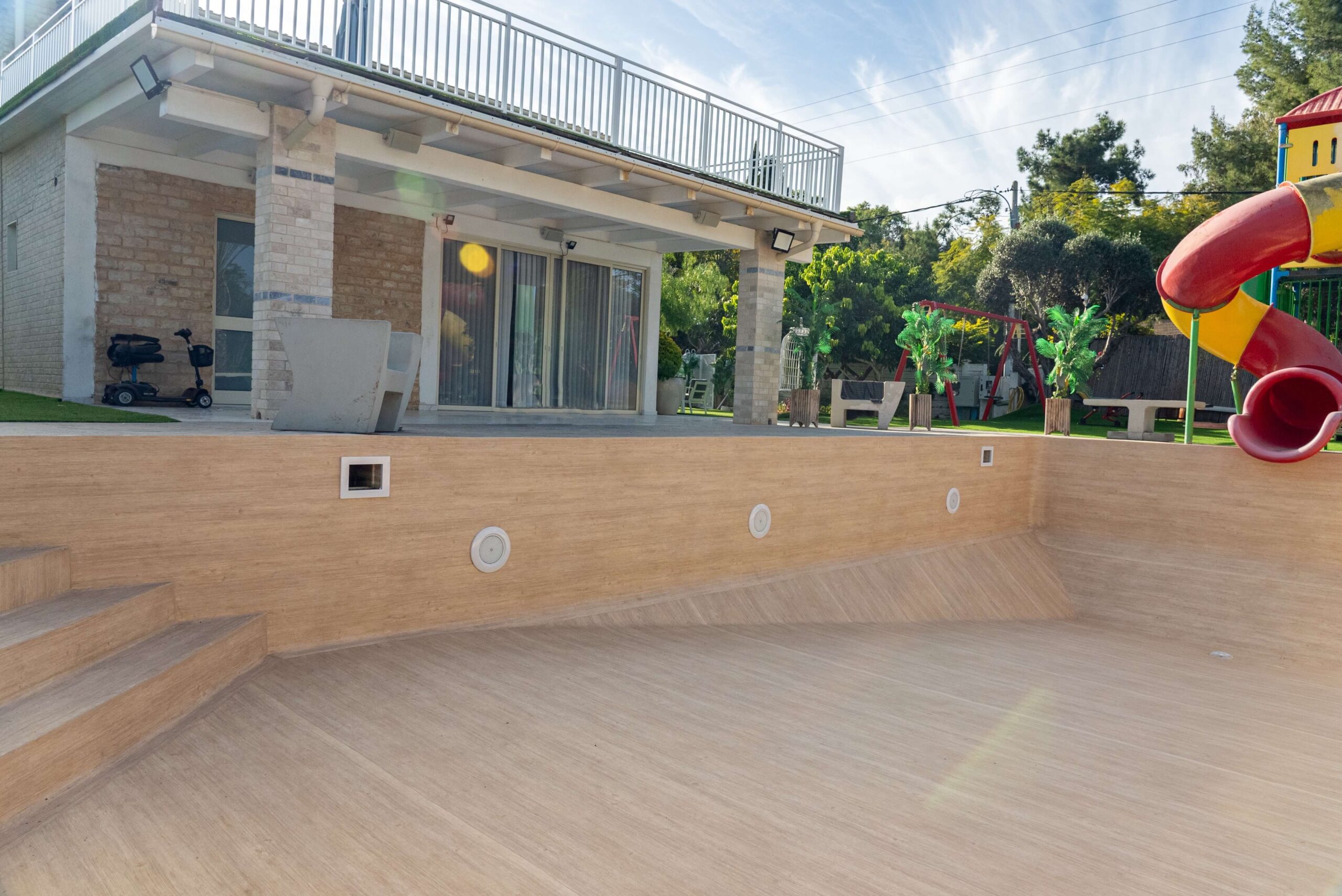 Пленка ПВХ для бассейна Haogenplast Larch Nature