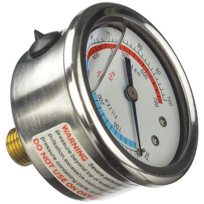 Манометр Aquaviva 100PSI стальной, верхнее Манометр Aquaviva 100PSI стальной, верхнее