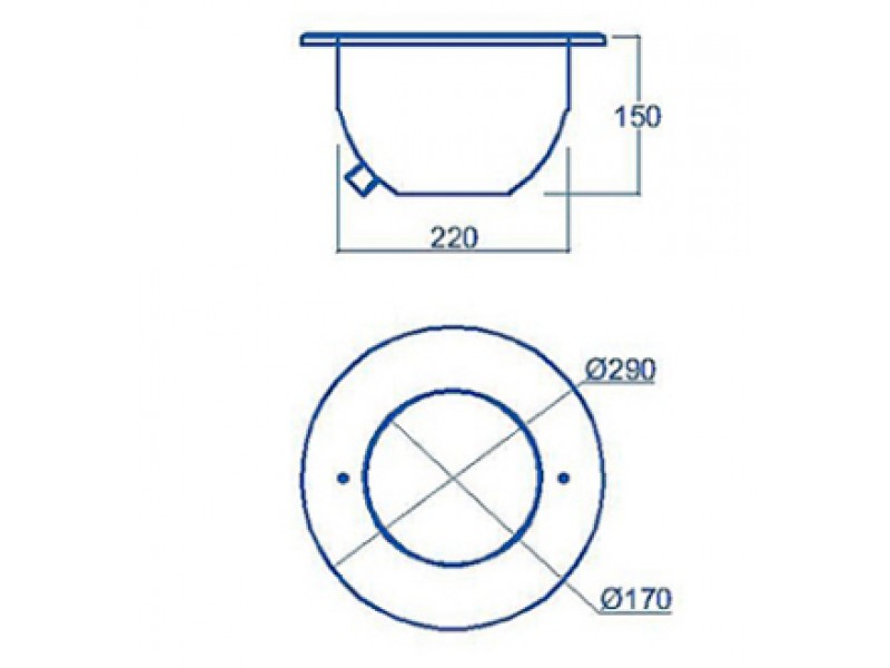 АТ 16.01.1 ПРОЖЕКТОР БЕЗ ЛАМПЫ (УНИВЕРСАЛ)