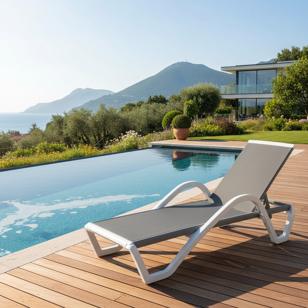 Шезлонг Stylish Patio LLDZ0562 графит