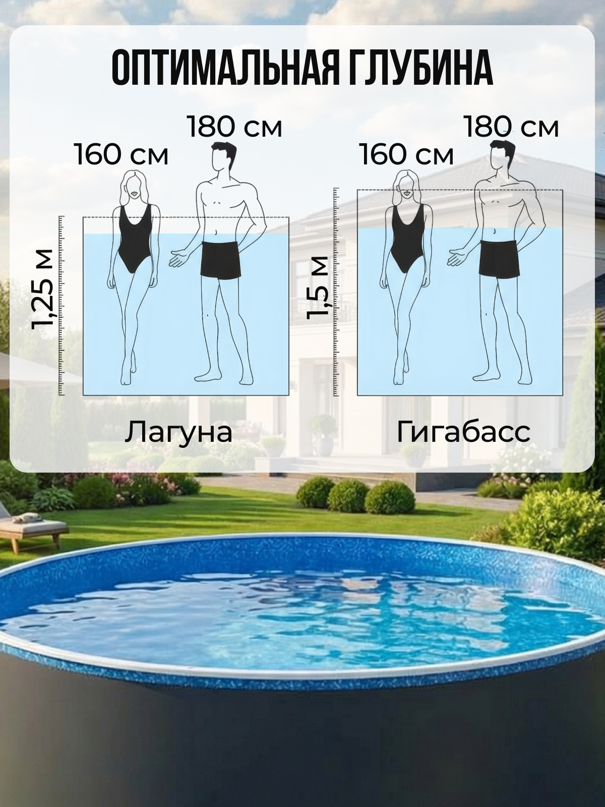 Круглый бассейн Гигабасс