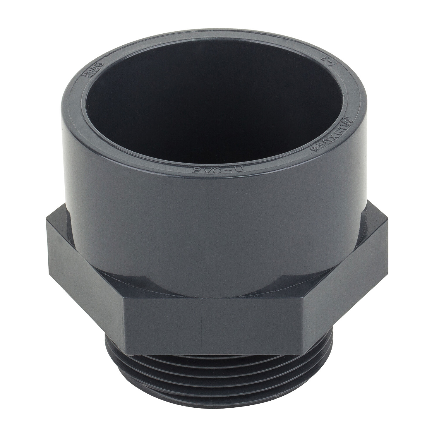 Муфта переходная ПВХ клеевое соединение/наружная резьба