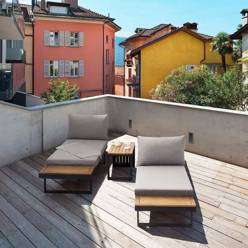 Комплект мебели модульный Stylish Patio 3 предмета (2 2-х местных дивана, чайный столик)