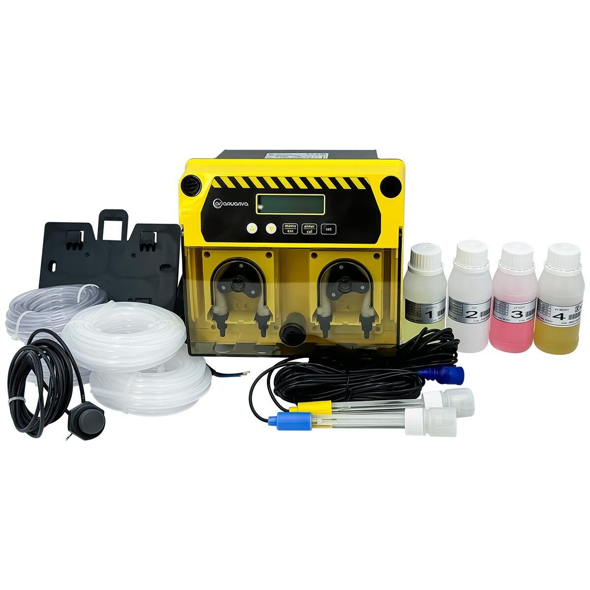 Система перистальтических дозирующих насосов AquaViva PH+RX 1,5л/ч + набор PH+RX WiFi Система перистальтических дозирующих насосов AquaViva PH+RX 1,5л/ч + набор PH+RX WiFi