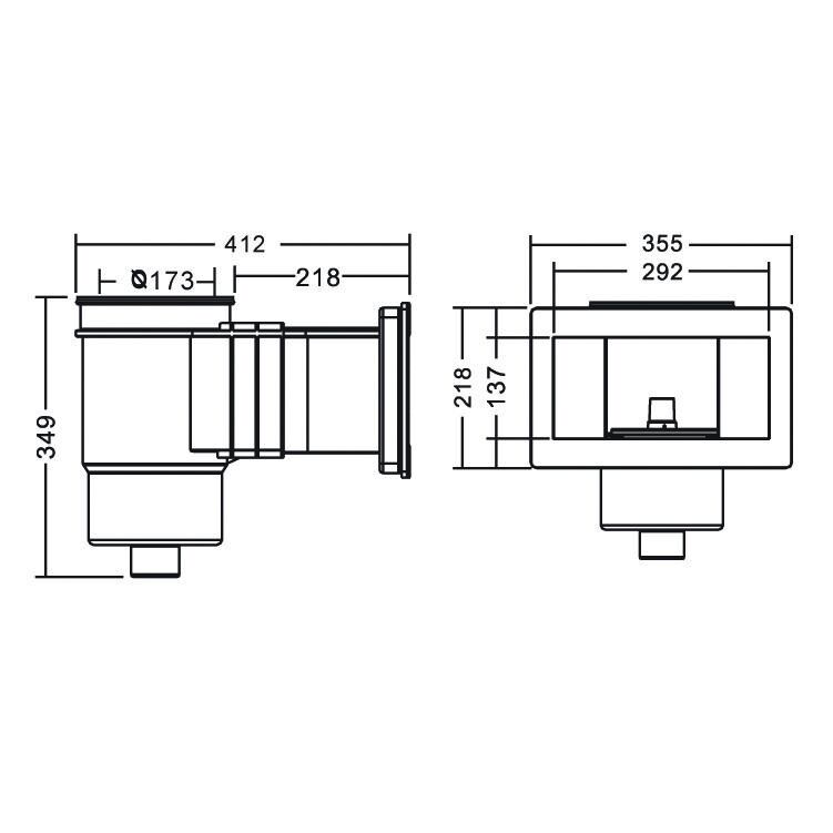 Скиммер ABLETECH EM0020 - S 335x412 (универсальный) Скиммер ABLETECH EM0020 - S 335x412 (универсальный)