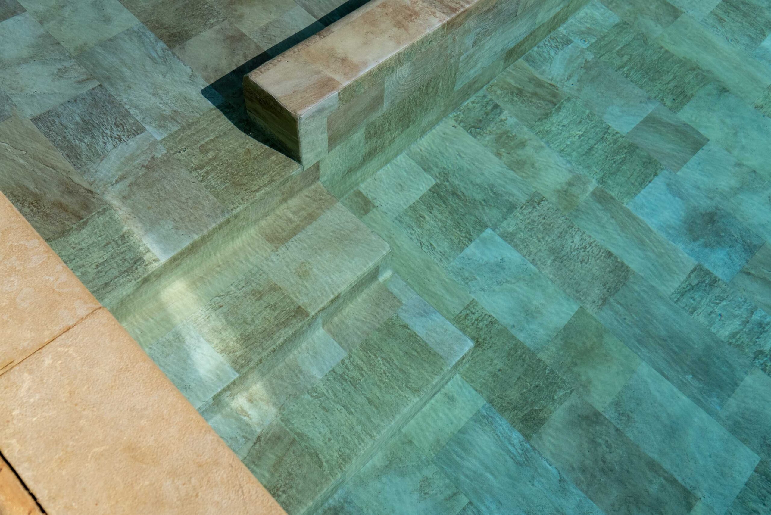 Пленка ПВХ для бассейна Haogenplast StoneTile Golden