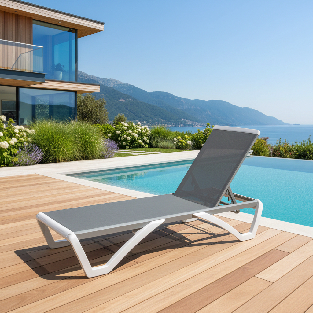 Шезлонг Stylish Patio LLDZ0531 графит